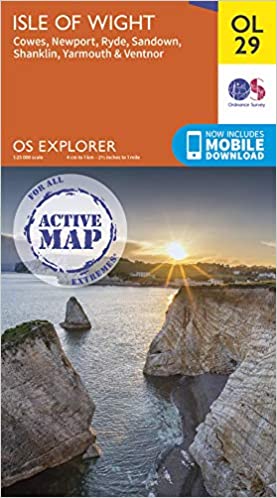 OS Explorer Active OL29 Isle of Wight